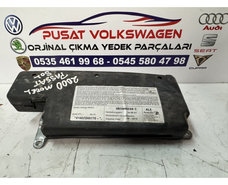 PASSAT B5 ÇIKMA ORJİNAL SOL KOLTUK AİRBAG 3B0 880 239 C
