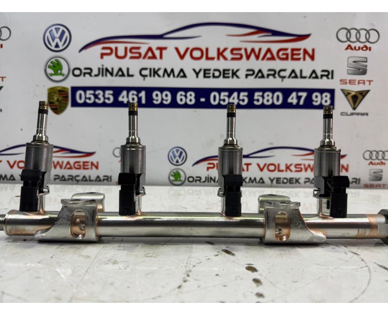 1.4TSİ CZC 125LİK MOTOR SIFIR ORJİNAL ENJEKTÖR TAKIMI RAİL HATTI PASSAT GOLF KODİAQ SÜPER B 