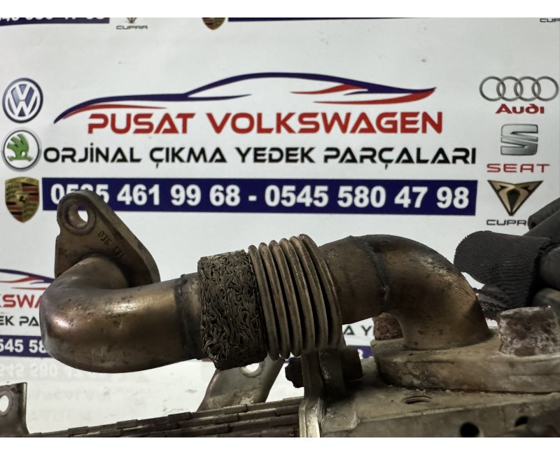 1.9TDİ ÇIKMA ORJİNAL EGR BORUSU 038 131 521 CD JETTA GOLF 5 LEON OCTAVİA A3 TOURAN 