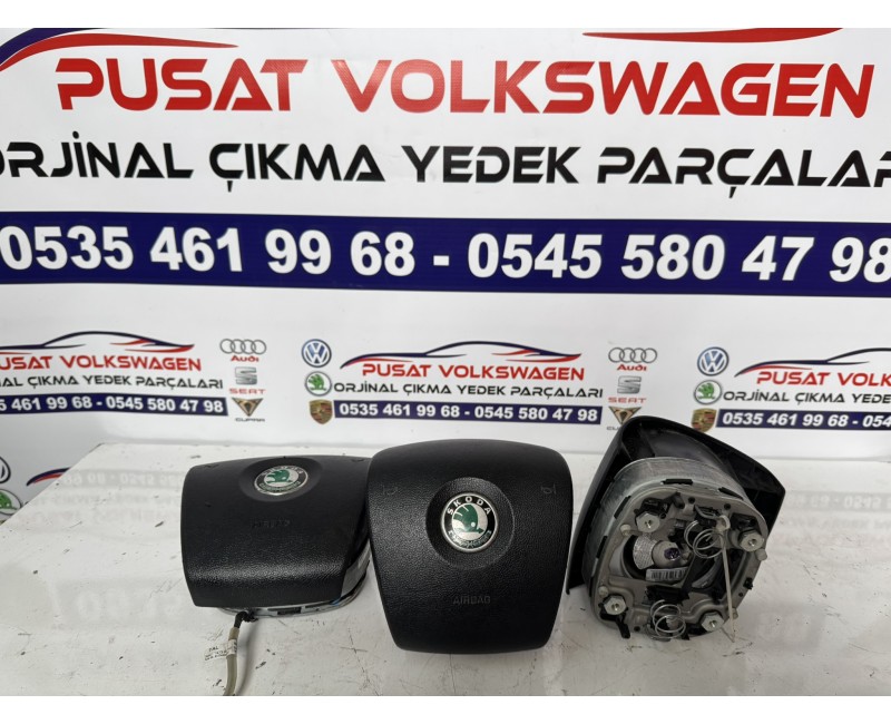 SKODA FABİA OCTAVİA ÇIKMA ORJİNAL DİREKSİYON AİRBAG 1Z0 880 201 AM 5J0 880 201 D 6Y0 880 201 G