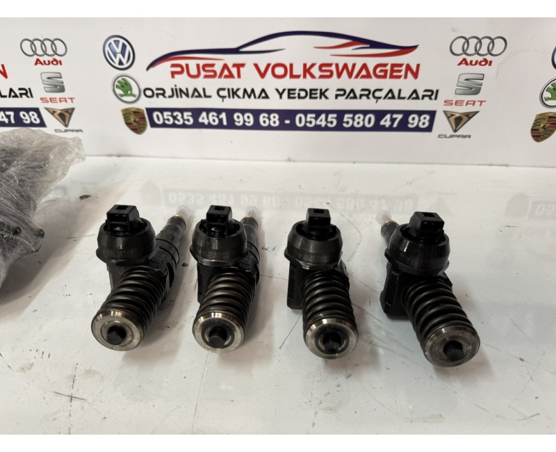 1.9TDİ ÇIKMA TAKIM ENJEKTÖR SET 038 130 073 AG JETTA GOLF 5 TOURAN CADDY TRANSPORTER T5 AUDİ A3 OCTAVİA LEON ENJEKTÖR 