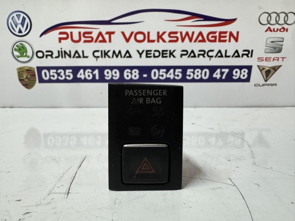 VOLKSWAGEN TİGUAN ÇIKMA ORJİNAL DÖRTLÜ FLAŞÖR TUŞU 2016-2020