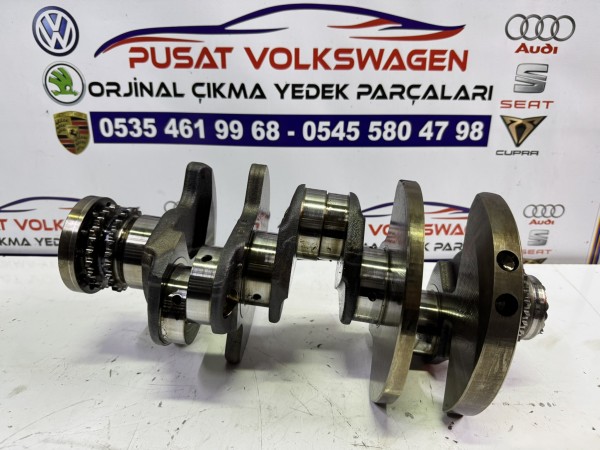 3.0TDİ V6 ÇIKMA ORJİNAL KRANK MİLİ CRT DDX AMAROK PORSCHE A6 Q7