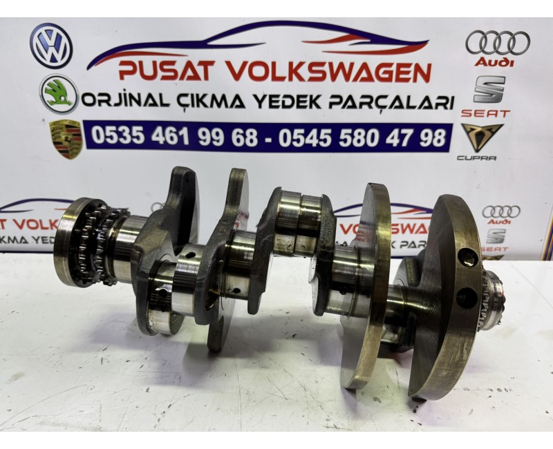3.0TDİ V6 ÇIKMA ORJİNAL KRANK MİLİ CRT DDX AMAROK PORSCHE A6 Q7