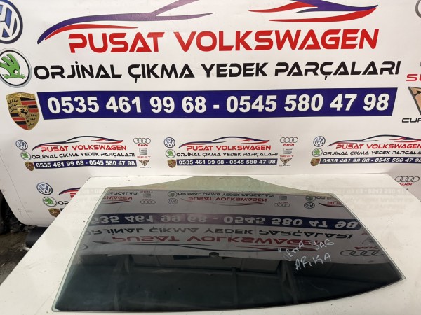 VOLKSWAGEN JETTA ÇIKMA ORJİNAL SAG ARKA KAPI CAMI
