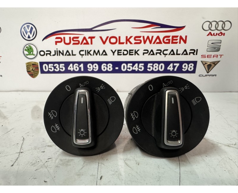 TİĞUAN LEON GOLF 7 ÇIKMA ORJİNAL FAR AÇMA DÜĞMESİ KROMLU 5G0 941 431