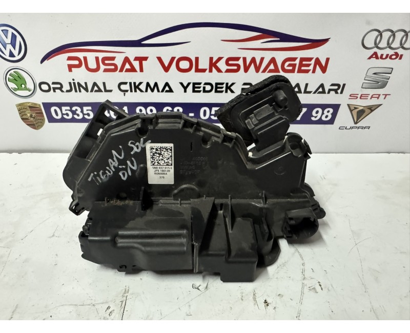 TİGUAN ÇIKMA ORJİNAL SOL ÖN KAPI KİLİDİ 5NB 837 015 E
